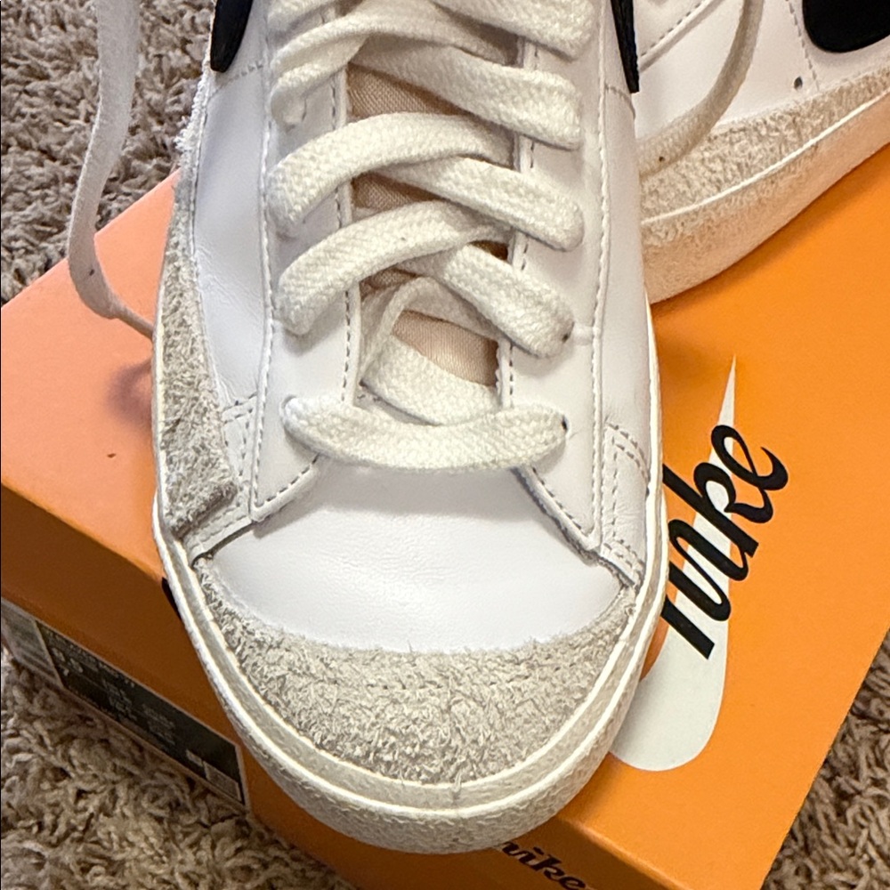 Nike White and Black High-Tops - Picture 2 of 4